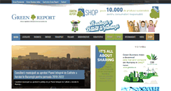 Desktop Screenshot of green-report.ro